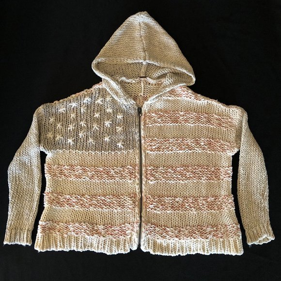 Free People Star Spangled Hoodie Sz S - Picture 5 of 11